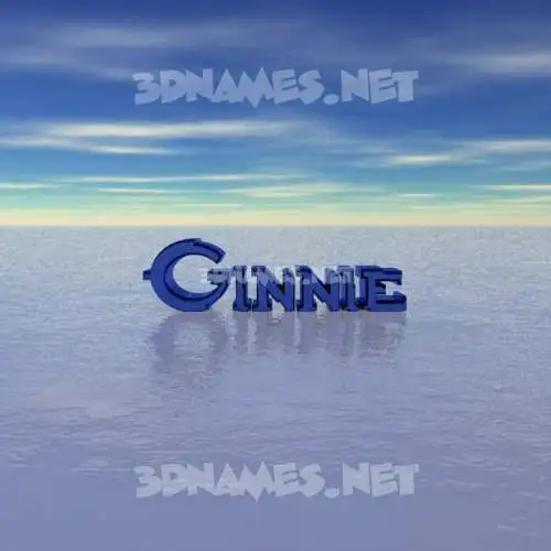 ginnie in Horizon style - 3D name wallpaper ginnie in Horizon style - 3D name wallpaper