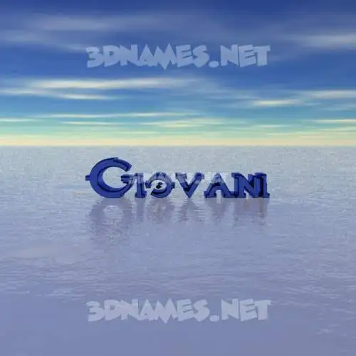 giovani in Horizon style - 3D name wallpaper giovani in Horizon style - 3D name wallpaper