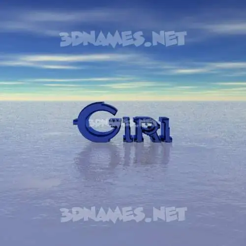 giri in Horizon style - 3D name wallpaper giri in Horizon style - 3D name wallpaper