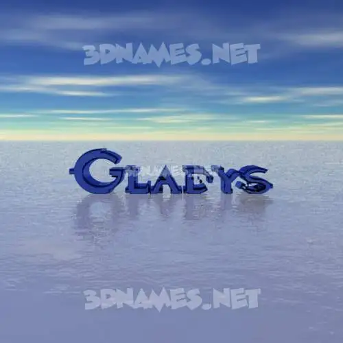 gladys in Horizon style - 3D name wallpaper gladys in Horizon style - 3D name wallpaper