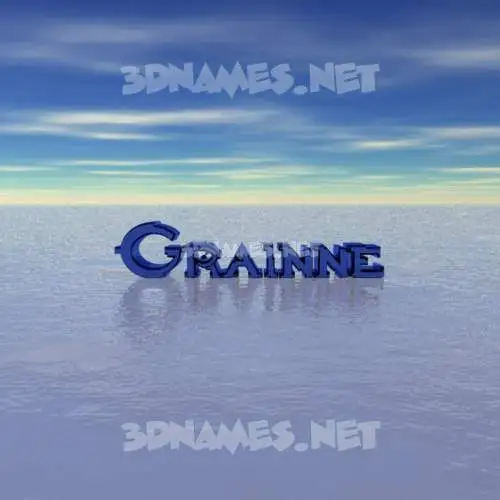 grainne in Horizon style - 3D name wallpaper grainne in Horizon style - 3D name wallpaper