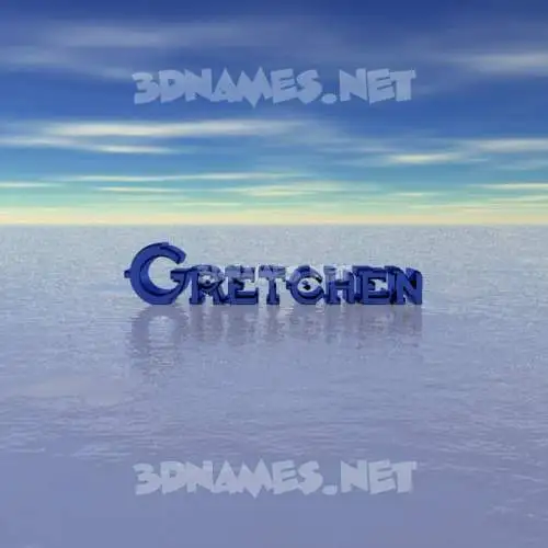 gretchen in Horizon style - 3D name wallpaper gretchen in Horizon style - 3D name wallpaper