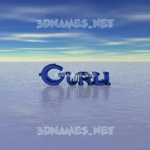 gurli in Horizon style - 3D name wallpaper gurli in Horizon style - 3D name wallpaper
