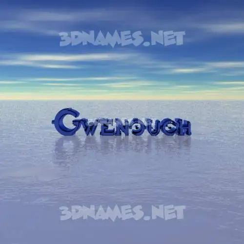 gwenouch in Horizon style - 3D name wallpaper gwenouch in Horizon style - 3D name wallpaper