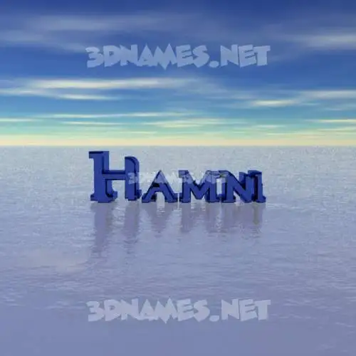 hamni in Horizon style - 3D name wallpaper hamni in Horizon style - 3D name wallpaper