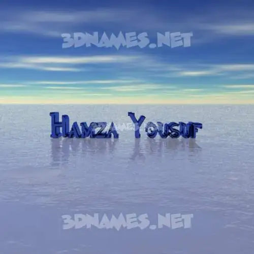 hamza yousuf in Horizon style - 3D name wallpaper hamza yousuf in Horizon style - 3D name wallpaper