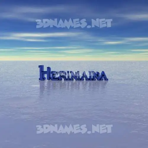 heriniaina in Horizon style - 3D name wallpaper heriniaina in Horizon style - 3D name wallpaper