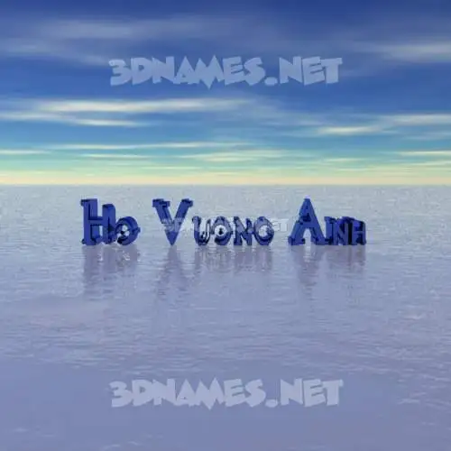 ho vuong anh in Horizon style - 3D name wallpaper ho vuong anh in Horizon style - 3D name wallpaper