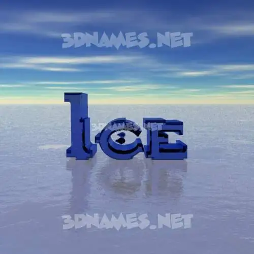 ice in Horizon style - 3D name wallpaper ice in Horizon style - 3D name wallpaper