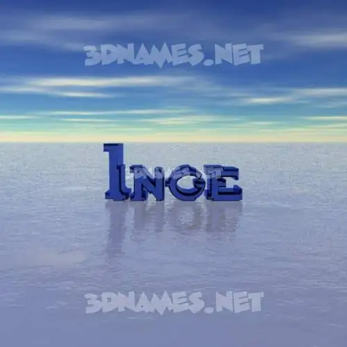 inge in Horizon style - 3D name wallpaper inge in Horizon style - 3D name wallpaper