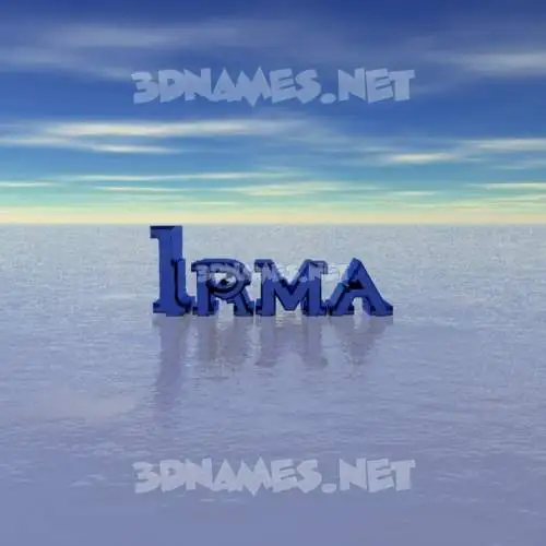 irma in Horizon style - 3D name wallpaper irma in Horizon style - 3D name wallpaper
