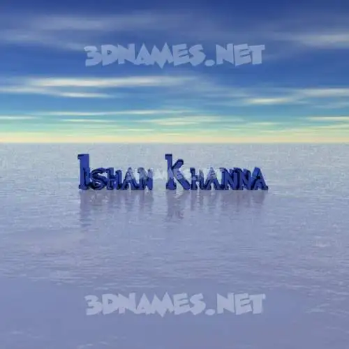 ishan khanna in Horizon style - 3D name wallpaper ishan khanna in Horizon style - 3D name wallpaper