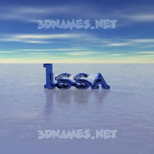 issa in Horizon style - 3D name wallpaper issa in Horizon style - 3D name wallpaper
