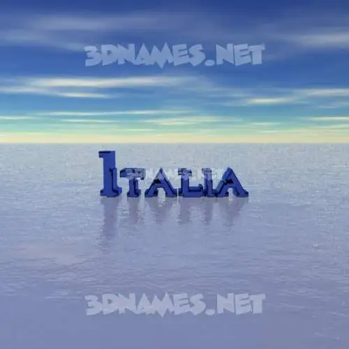 italia in Horizon style - 3D name wallpaper italia in Horizon style - 3D name wallpaper