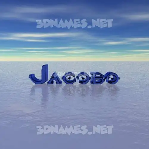jacobo in Horizon style - 3D name wallpaper jacobo in Horizon style - 3D name wallpaper