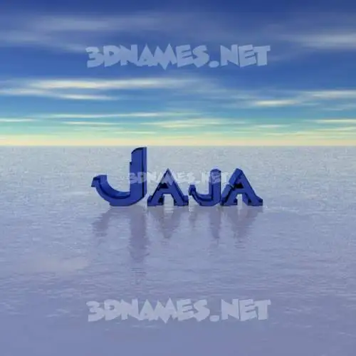 jaja in Horizon style - 3D name wallpaper jaja in Horizon style - 3D name wallpaper
