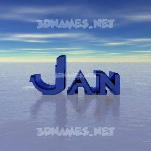 jan in Horizon style - 3D name wallpaper jan in Horizon style - 3D name wallpaper