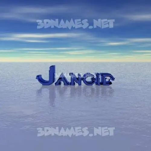 jangid in Horizon style - 3D name wallpaper