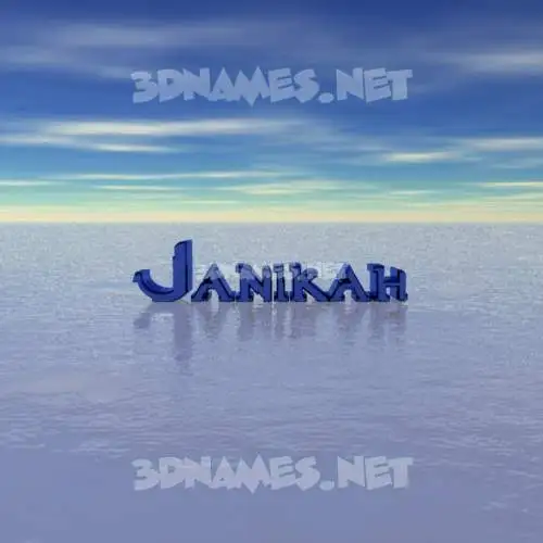 janikah in Horizon style - 3D name wallpaper janikah in Horizon style - 3D name wallpaper