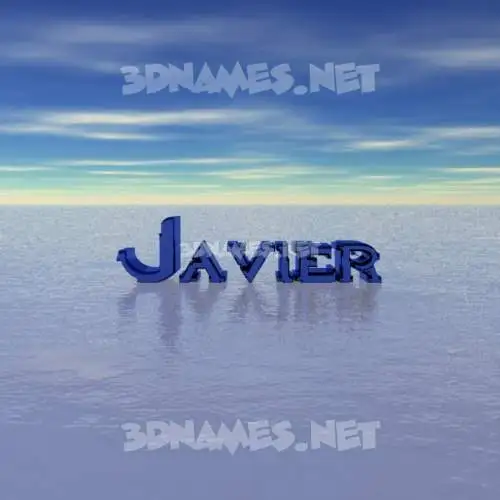 javier in Horizon style - 3D name wallpaper javier in Horizon style - 3D name wallpaper