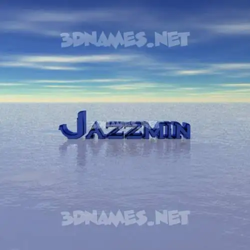 jazzmin in Horizon style - 3D name wallpaper jazzmin in Horizon style - 3D name wallpaper