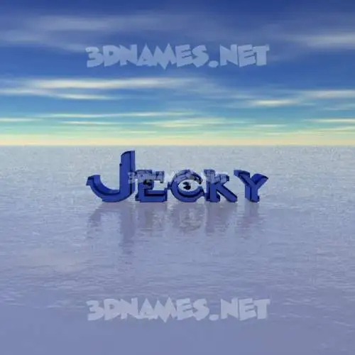 jecky in Horizon style - 3D name wallpaper jecky in Horizon style - 3D name wallpaper