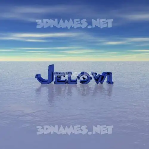 jelowi in Horizon style - 3D name wallpaper jelowi in Horizon style - 3D name wallpaper