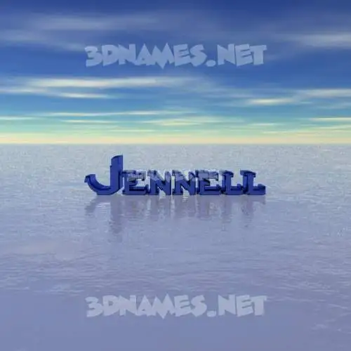 jennell in Horizon style - 3D name wallpaper jennell in Horizon style - 3D name wallpaper