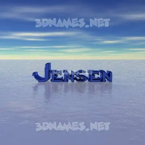 jensen in Horizon style - 3D name wallpaper jensen in Horizon style - 3D name wallpaper
