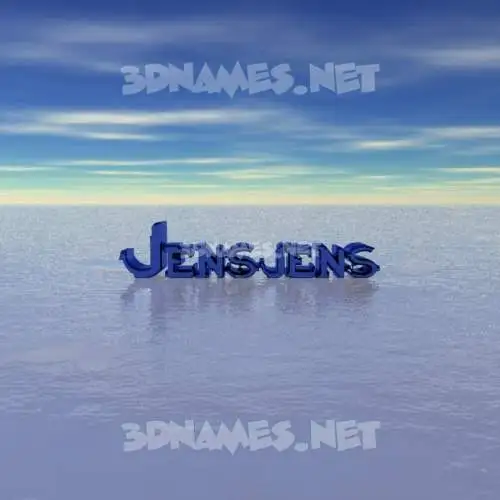 jensjens in Horizon style - 3D name wallpaper jensjens in Horizon style - 3D name wallpaper