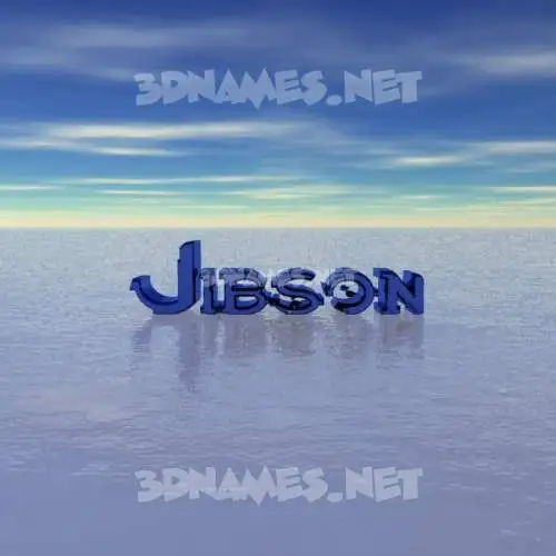 jibson in Horizon style - 3D name wallpaper jibson in Horizon style - 3D name wallpaper