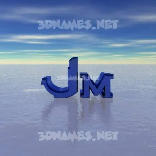 jm in Horizon style - 3D name wallpaper jm in Horizon style - 3D name wallpaper