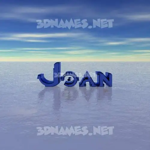 joan in Horizon style - 3D name wallpaper
