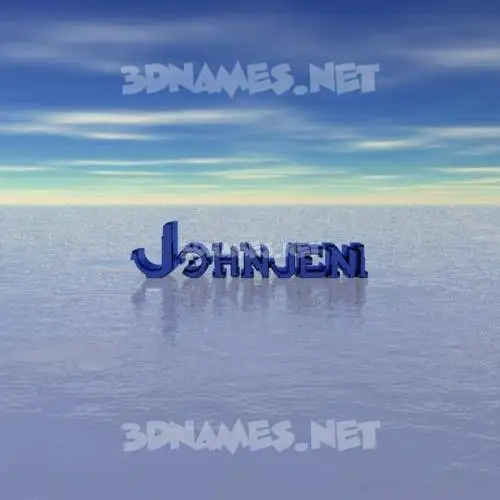 johnjeni in Horizon style - 3D name wallpaper johnjeni in Horizon style - 3D name wallpaper