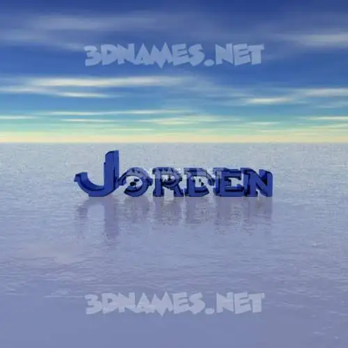jorden in Horizon style - 3D name wallpaper jorden in Horizon style - 3D name wallpaper