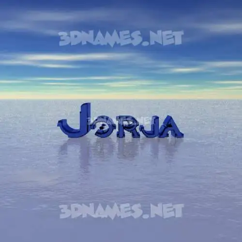 jorja in Horizon style - 3D name wallpaper jorja in Horizon style - 3D name wallpaper