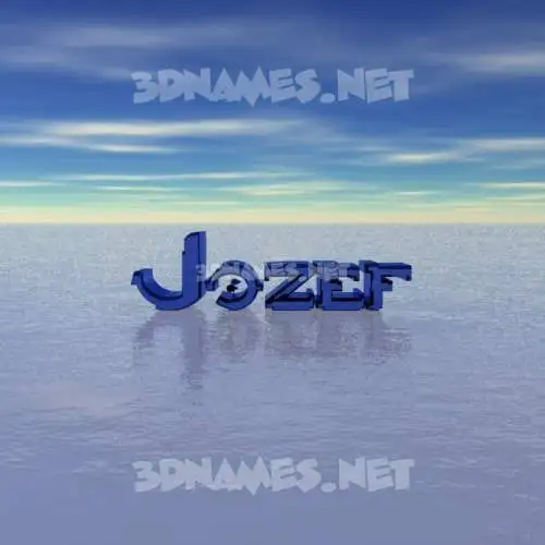 jozef in Horizon style - 3D name wallpaper