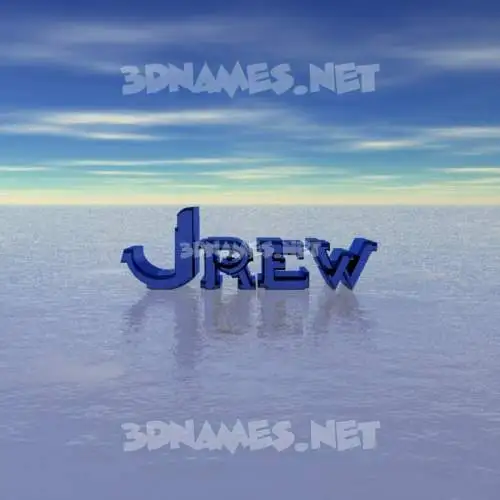 jrew in Horizon style - 3D name wallpaper jrew in Horizon style - 3D name wallpaper