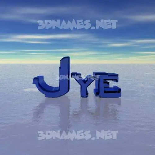jye in Horizon style - 3D name wallpaper jye in Horizon style - 3D name wallpaper