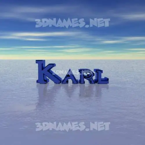 karl in Horizon style - 3D name wallpaper karl in Horizon style - 3D name wallpaper