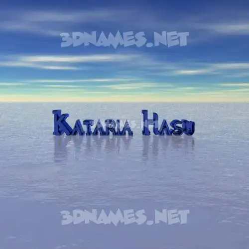 kataria hasu in Horizon style - 3D name wallpaper kataria hasu in Horizon style - 3D name wallpaper