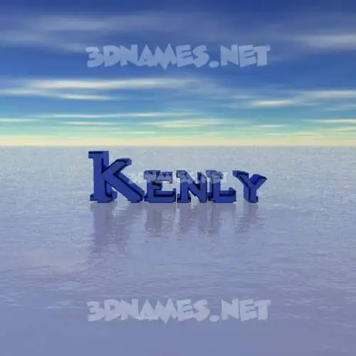 kenly in Horizon style - 3D name wallpaper kenly in Horizon style - 3D name wallpaper
