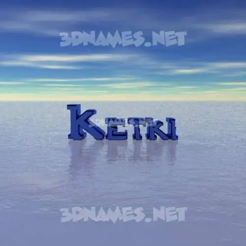 ketki in Horizon style - 3D name wallpaper
