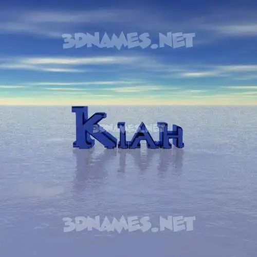 kiah in Horizon style - 3D name wallpaper kiah in Horizon style - 3D name wallpaper