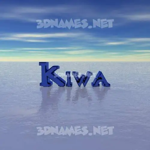 kiwa in Horizon style - 3D name wallpaper kiwa in Horizon style - 3D name wallpaper