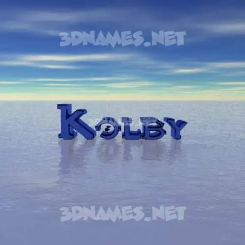 kolby in Horizon style - 3D name wallpaper kolby in Horizon style - 3D name wallpaper