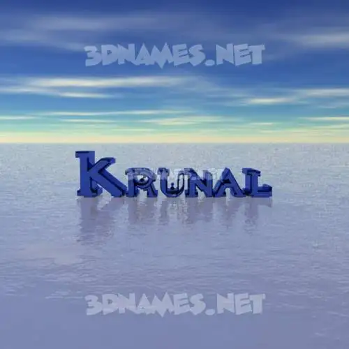 krunal in Horizon style - 3D name wallpaper krunal in Horizon style - 3D name wallpaper