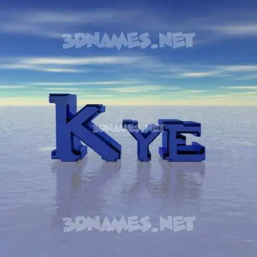 kye in Horizon style - 3D name wallpaper kye in Horizon style - 3D name wallpaper