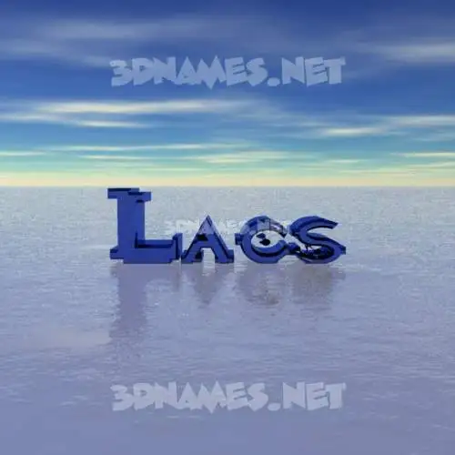 lacs in Horizon style - 3D name wallpaper lacs in Horizon style - 3D name wallpaper
