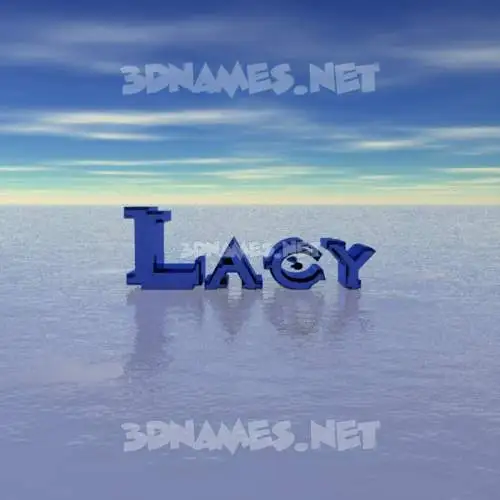 lacy in Horizon style - 3D name wallpaper